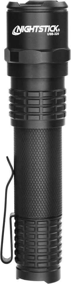 Nightstick USB-320 Rechargable EDC Flashlight Black – USB-320