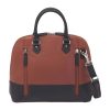 Gun Toten Mamas Bowler Bag Orange Debossed Ostrich Cowhide Leather – GTM-97OST/ORG