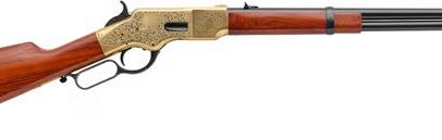 Uberti 1866 Yellowboy Deluxe 45 Long Colt 20 Inch Barrel Brass Reciever – 342341