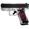 Glock 43X 9MM 3.41″ Barrel 2 10 Round Mags Tango Rose Glitter Slide – 430111983