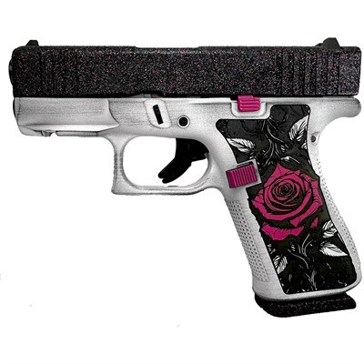 Glock 43X 9MM 3.41″ Barrel 2 10 Round Mags Tango Rose Glitter Slide – 430111983