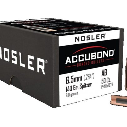 Nosler Accubond 6.5MM Bullets .264″ 140 Grain Box of 50 – 57873