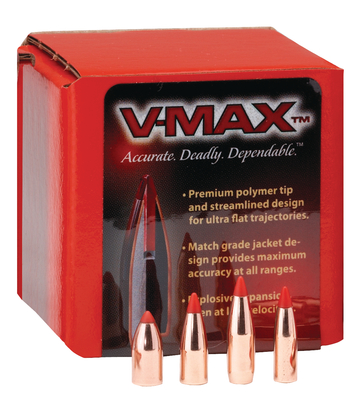 Hornady Varmint .224 Diameter 50 Grain V-Max Box of 100 – 22261
