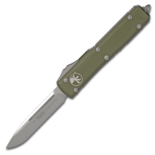 Buy Microtech Ultratech Auto OTF 3.46″ Stonewash Drop Point – OD Green ...