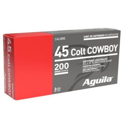 Aguila 45 Colt – 200Gr SP – 20rd Box