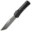 Microtech Glykon Auto OTF 3.75″ Apocalyptic Tanto Fully Serrated – Black / Aluminum