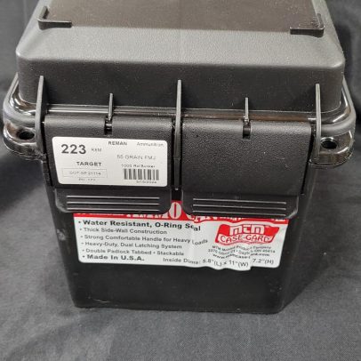 Precision One .223 REM 55 grain FMJ Full Metal Jacket Target/Training REMANUFACTURED FREE SHIPPING (1000 rd Ammo Can)