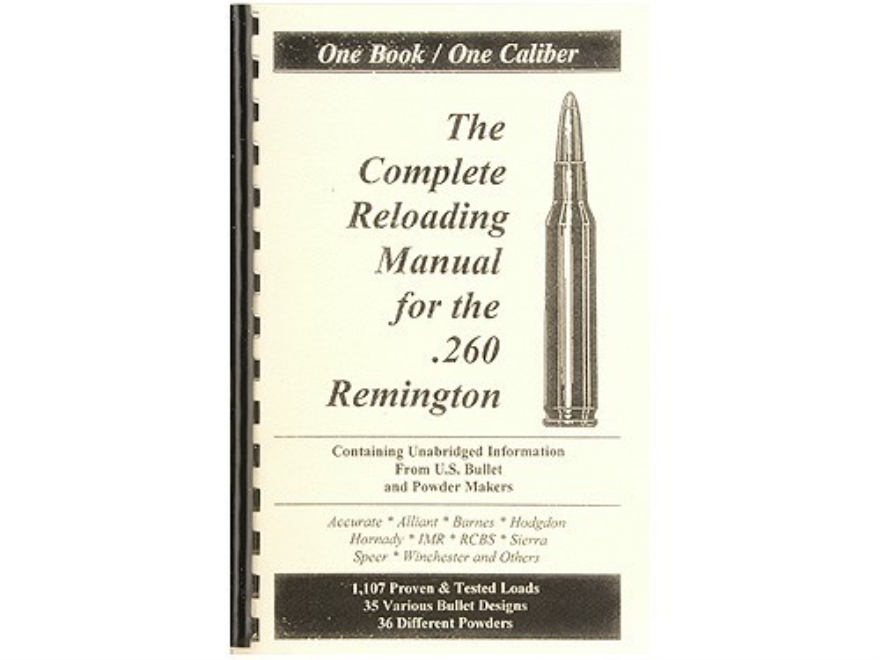 Loadbooks .260 Remington Each
