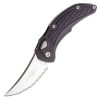 Microtech/Bastinelli Brachial Auto 3.5″ Stonewashed Trailing Point Serrated – Black