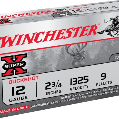 Winchester Super-X 12 Gauge 2-3/4″ 00-Buck – Box of 5