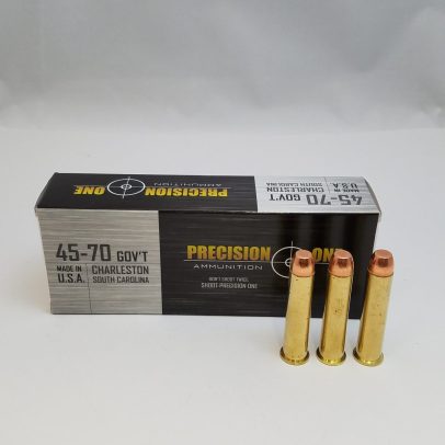 Precision One 45-70 GOV’T 350 grain FP Flat Point Trapdoor (20 rd box)