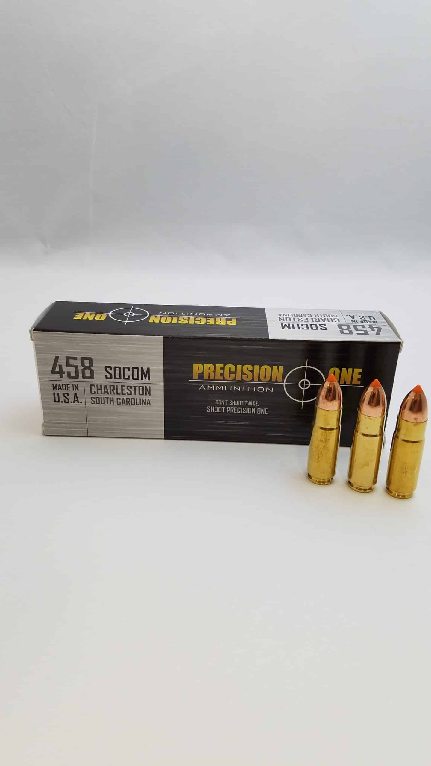 Precision One .458 Socom 300 grain Nosler Ballistic Tip NO SALES TAX OUTSIDE OF PA (20 rd box)