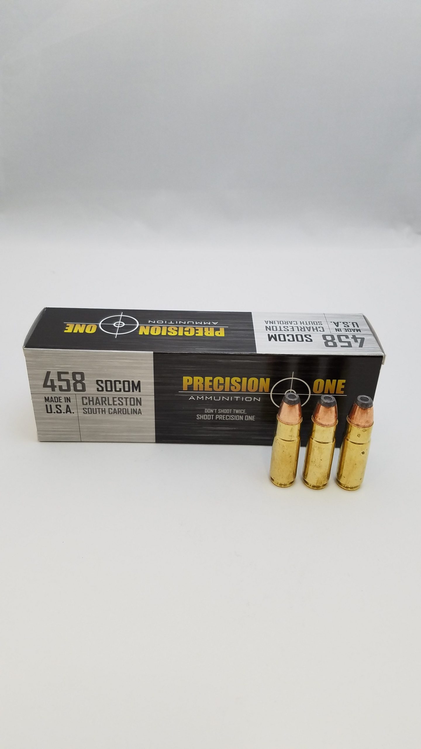Precision One .458 SOCOM 300 grain HP Hollow Point NO SALES TAX OUTSIDE OF PA(20 rd box)