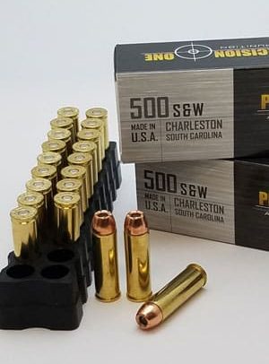 Precision One .500 S&W Mag. 350 grain HP/XTP Hollow Point (20 rd box)