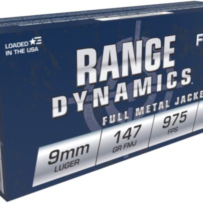 Fiocchi Range Dynamics 9MM 147 Grain FMJ 50 Round Box – 9APD