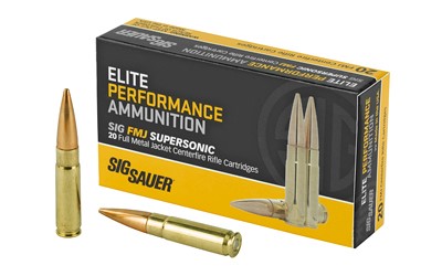 Sig Sauer Elite Ball 300 Blackout 125 Gr FMJ Box of 20 – E300B1-20