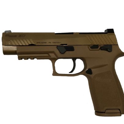 Sig Sauer M17 Military 9MM 4.7 Inch Barrel Coyote Tan 17 Round Magazine – SIGP320M17