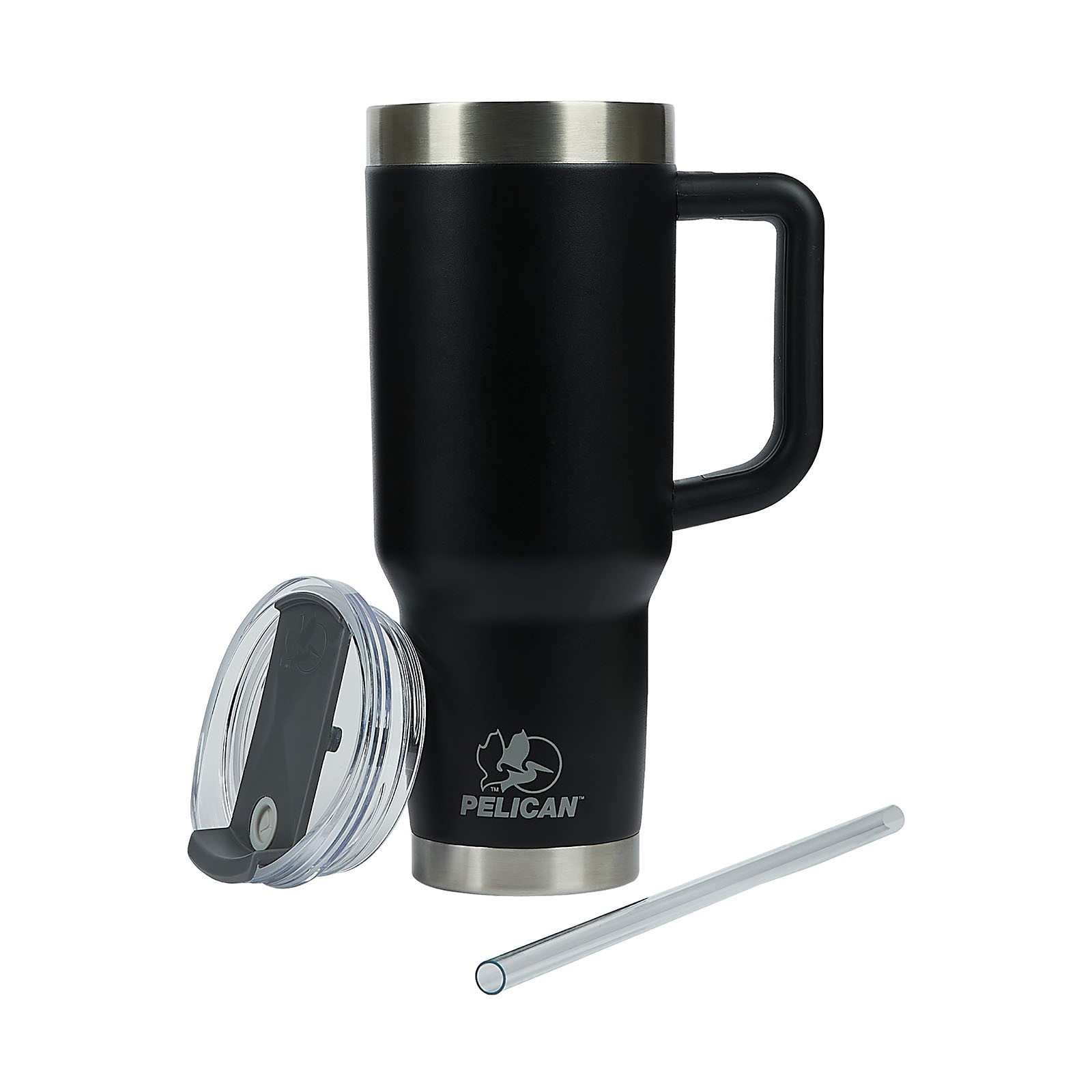 Pelican 40 OZ Porter Tumbler Midwest Logo Jet Black – XP40M01100