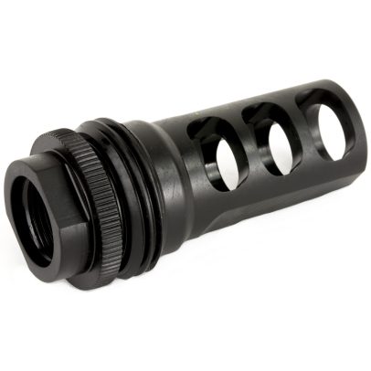 SilencerCo ASR Muzzle Break 5/8″ 458 Cal Black – AC1557