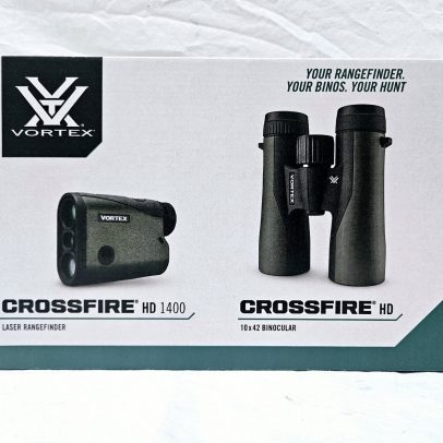 Vortex Crossfire HD 10×42 Binoculars & Crossfire HD 1400 Rangefinder Bundle – BNDL-CFBINO-LRF