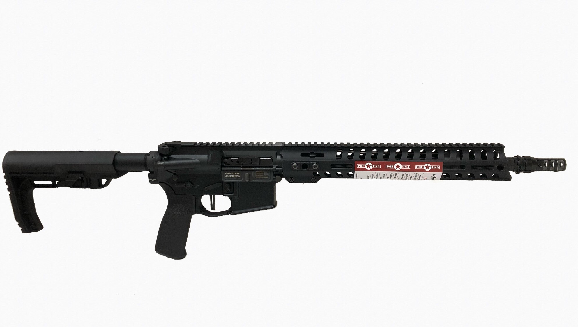 POF Minuteman P-15 .223 Rem 13″ Pin & Weld Dead Air Break Black 1 30 Rnd mag – 02045