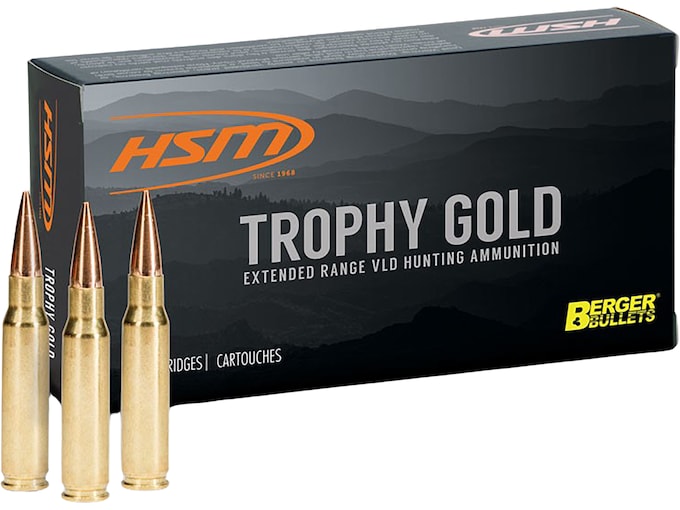 HSM .308 Win. 210 grain Berger Match Hunting VLD VERY LOW DRAG (20 rd box)