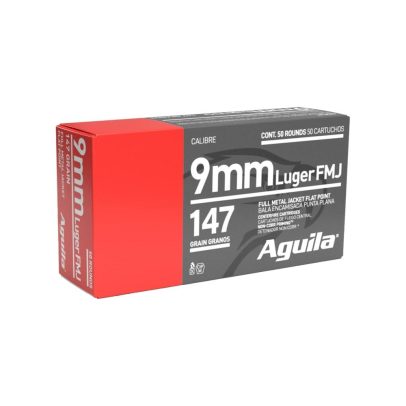 Aguila 9mm Luger 147 gr FMJFP 50ct