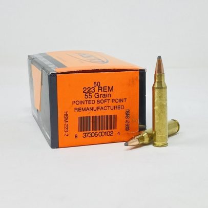 HSM 223 55 grain Pointed Soft Point NO SALES TAX OUTSIDE OF PA (50 rd box)
