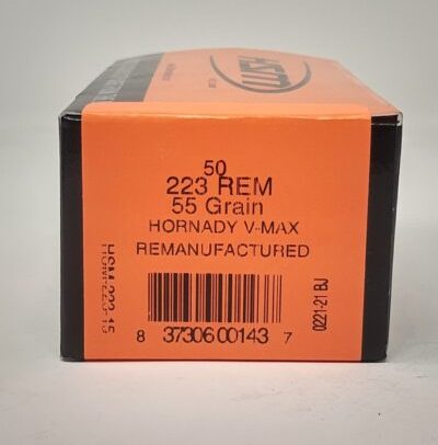 HSM 223 REM 55 grain V-MAX REMANUFACTURED (50 rd box)