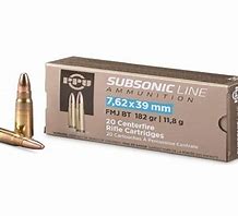 Prvi Partizan 7.62×39 182 grain FMJBT Subsonic May Not Cycle Semi-Auto (20 rd box)