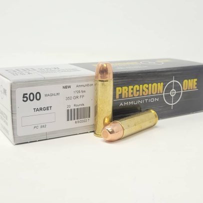 Precision One .500 S&W 350 grain FP Flat Point (20 rd box)