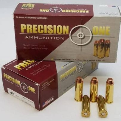 Precision One .45 Colt 255 grain FMJ Full Metal Jacket (50 rd box)