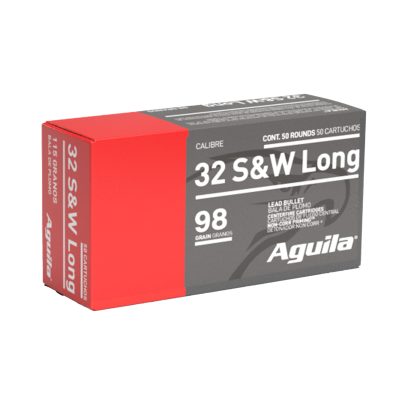 Aguila .32 S&W Long 98gr LRN 50CT
