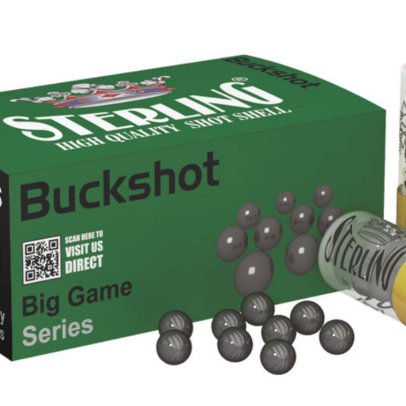 Sterling 12 Gauge 00-Buckshot 1-3/16oz, 2-3/4″ – Box of 10