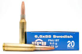 6.5x55 Swedish Mauser Ammo 139gr FMJBT - Wolf Gold