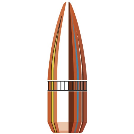 Hornady Bullets 22 Cal (.224) 55gr FMJ-BT w/ Cannelure 6000-ct