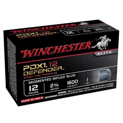 Winchester PDX1 12ga 2-3/4” 1oz Segmented Slug 10/bx