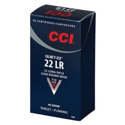 CCI Quiet-22 22LR 40gr LRN 50/bx
