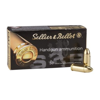 Sellier & Bellot 9mm Luger/9mm Para 115gr FMJ 50/bx