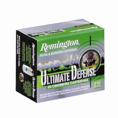 Remington Ultimate Defense Full Size 40 S&W 180gr BJHP 20/bx