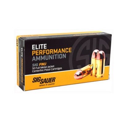 Sig Elite Performance 9mm 115gr FMJ 50/bx