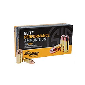 Sig Elite Performance 38 Super +P 125gr FMJ 50/bx