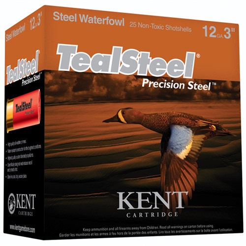 Kent TealSteel 12ga 3” 1-1/4oz #6 25/bx