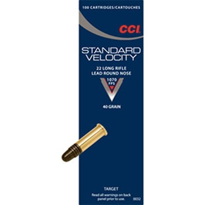 CCI Ammo 22 LR Std Velocity 40gr