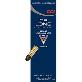CCI Ammo 22 CB Long 29gr