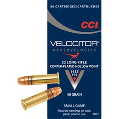 CCI Ammo 22 LR Vel 40gr CPHP