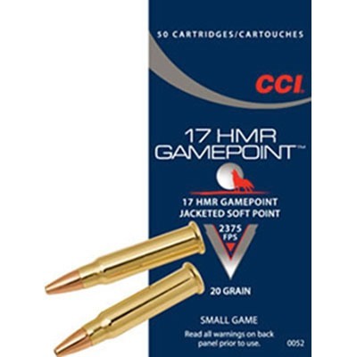 CCI Ammo 17 Rimfire HMR 20gr Game-Pt