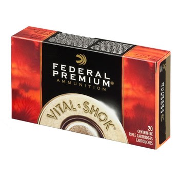 Federal Vital Shok 375 H&H Mag 250gr Trophy Bonded Bear Claw 20/b