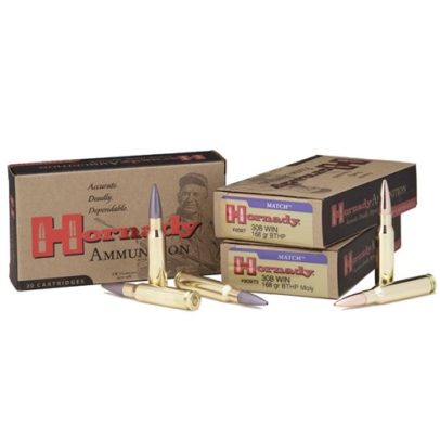 Hornady Match 308 Win 168gr BTHP 20/bx