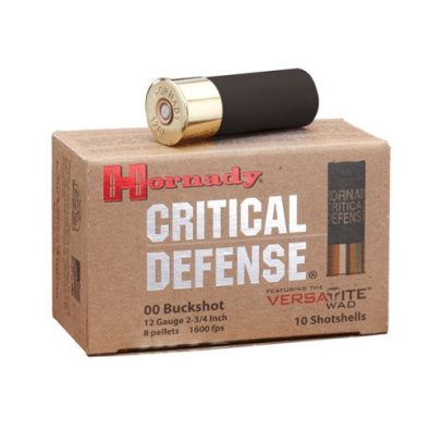 Hornady 12ga Critical Defense 00 Buckshot 5/bx